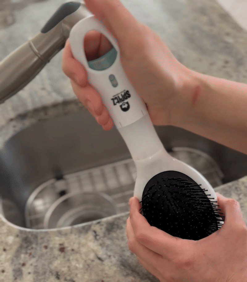 Step 1: Remove cap and twist off sprayer